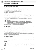 Предварительный просмотр 42 страницы AEG 97101 Operation And Safety Notes