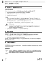 Предварительный просмотр 56 страницы AEG 97101 Operation And Safety Notes