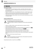 Предварительный просмотр 64 страницы AEG 97101 Operation And Safety Notes