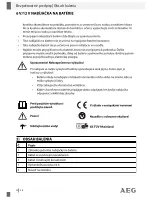 Предварительный просмотр 76 страницы AEG 97101 Operation And Safety Notes