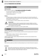 Предварительный просмотр 84 страницы AEG 97101 Operation And Safety Notes