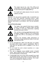 Preview for 11 page of AEG A PROTECT B. 1500 Operating Instructions Manual