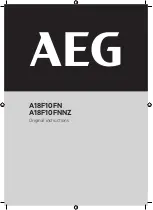 Preview for 1 page of AEG A18F10FN Manual