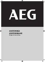 Preview for 1 page of AEG A18FCN18GA Original Instructions Manual