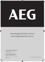 Preview for 32 page of AEG A18LTR14 Original Instructions Manual