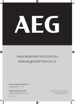 Preview for 20 page of AEG A18RS Original Instructions Manual