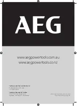 Preview for 16 page of AEG A18T Original Instructions Manual