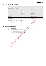 Предварительный просмотр 25 страницы AEG A52500GNW0 User Manual