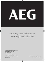 Preview for 8 page of AEG A58BAT14 Original Instructions Manual