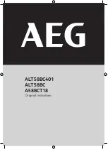 AEG A58BCT18 Original Instructions Manual preview