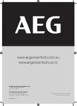 Preview for 44 page of AEG A58BCT18 Original Instructions Manual