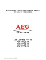 Предварительный просмотр 1 страницы AEG A604VTGB-M Manual