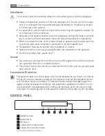 Preview for 6 page of AEG A61900GSW0 User Manual