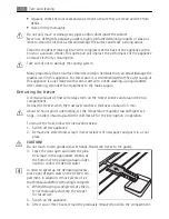 Preview for 12 page of AEG A61900GSW0 User Manual