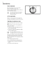 Preview for 8 page of AEG A62300HLW0 User Manual