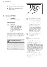 Preview for 26 page of AEG A92500HLW0 User Manual