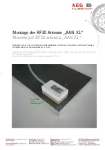 Preview for 1 page of AEG AAN X1 Mounting