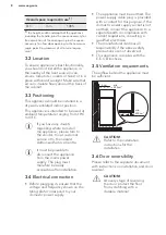 Preview for 8 page of AEG ABE812E6NC User Manual