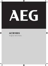 AEG AC30100S Original Instructions Manual предпросмотр