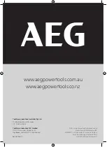 Preview for 36 page of AEG ACS58B18 Instructions Manual