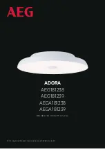 AEG ADORA AEG181238 Manual preview