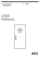 AEG AGB62226NW User Manual preview