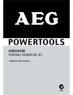 AEG AGN2400B Original Instructions Manual preview