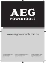 Preview for 20 page of AEG AGN6500 Original Instructions Manual