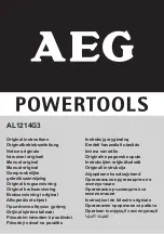 AEG AL1214G3 Original Instructions Manual preview