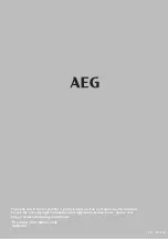 Preview for 101 page of AEG APU72771DG Manual