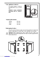 Preview for 8 page of AEG ARCTIS 0833-6i Operating And Installation Manual