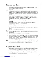 Preview for 17 page of AEG ARCTIS 1050-8 GS Operating Instructions Manual