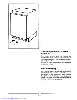 Preview for 6 page of AEG ARCTIS 1210iu Operating Instructions Manual