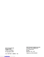 Preview for 16 page of AEG Arctis 1300GS Operating Instructions Manual