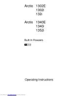 AEG Arctis 1302E Operating Instructions Manual preview