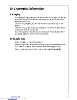 Preview for 7 page of AEG ARCTIS 2150-6 GS Operating Instructions Manual