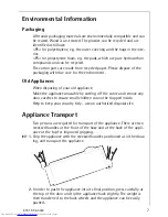 Preview for 7 page of AEG ARCTIS 2150-7 GS Operating Instructions Manual