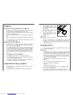 Preview for 6 page of AEG ARCTIS 238-1 GS Operating Instructions Manual