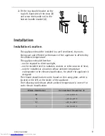 Preview for 9 page of AEG ARCTIS 2498-6 GA Operating Instructions Manual