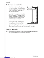 Preview for 10 page of AEG ARCTIS 2498-6 GA Operating Instructions Manual