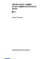 AEG ARCTIS 271GT JUMBO Operating Instructions Manual preview