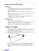 Preview for 7 page of AEG ARCTIS 70310 GS Operating Instructions Manual