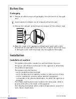 Preview for 8 page of AEG ARCTIS 70310 GS Operating Instructions Manual