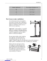 Preview for 9 page of AEG ARCTIS 70310 GS Operating Instructions Manual