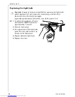 Preview for 30 page of AEG ARCTIS 70310 GS Operating Instructions Manual