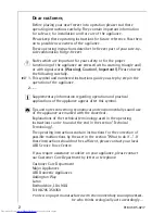 Preview for 2 page of AEG Arctis 75248 GA3 Operating Instructions Manual