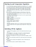 Preview for 18 page of AEG ARCTIS G 78850-4 i Operating Instructions Manual