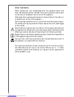 Preview for 2 page of AEG ARCTIS G 9 18 50-4 i Operating And Installation Instructions