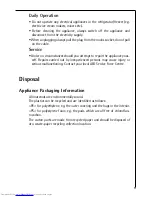 Preview for 5 page of AEG ARCTIS G 9 88 50-4i Operating And Installation Instructions