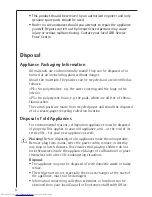 Preview for 6 page of AEG ARCTIS U 86050-4 I Operating Instructions Manual